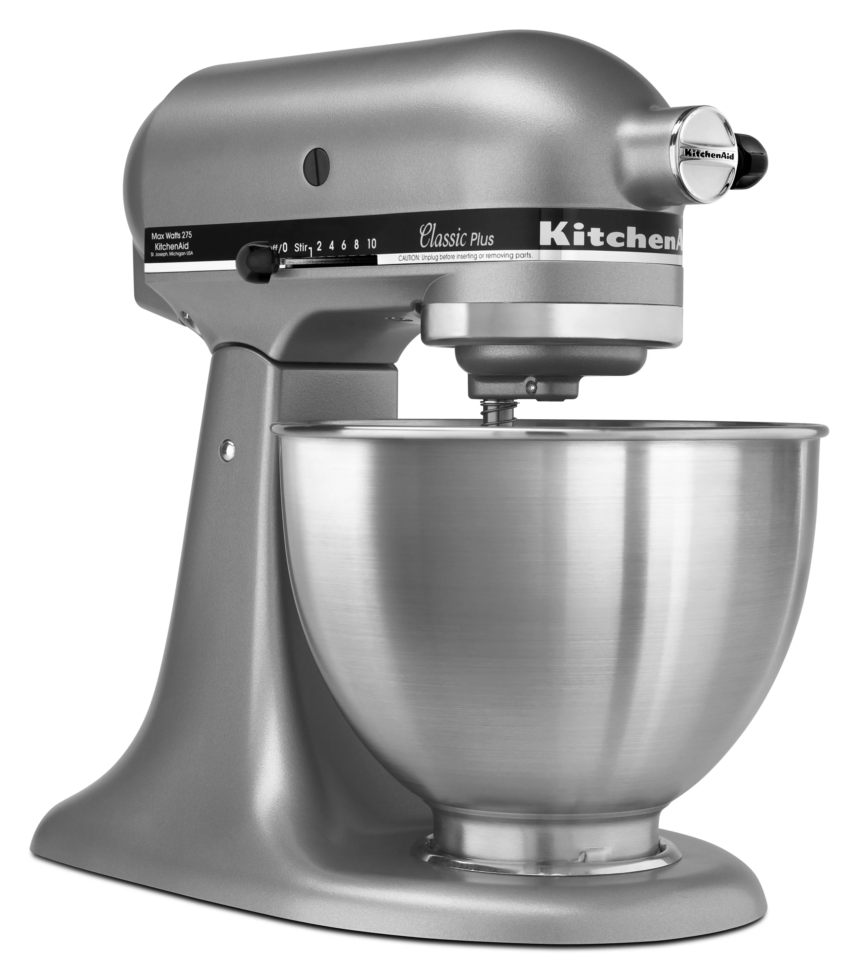 KitchenAid Classic Series 4.5 Quart Tilt-Head Stand Mixer - Silver