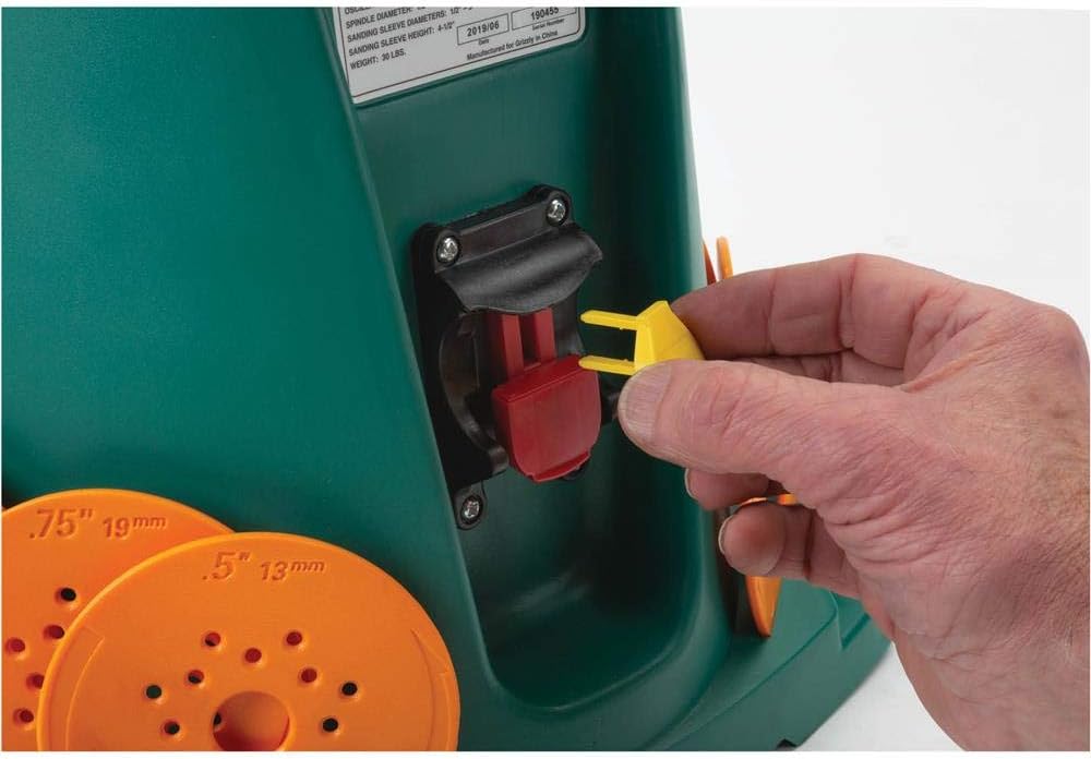 Grizzly Industrial G0739 - Benchtop 1/2 HP Oscillating Spindle Sander