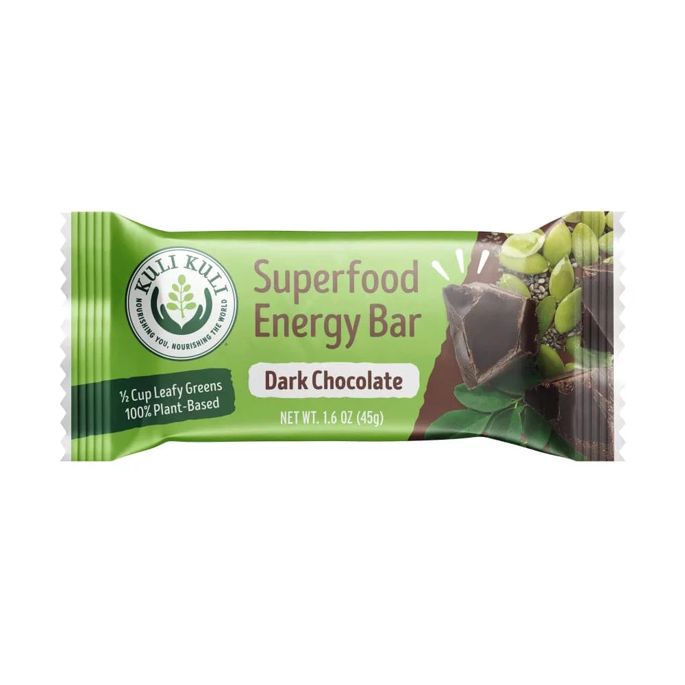 Kuli Kuli Mo - Moringa Dark Chocolate Bar 1.6 OZ - Pack of 12