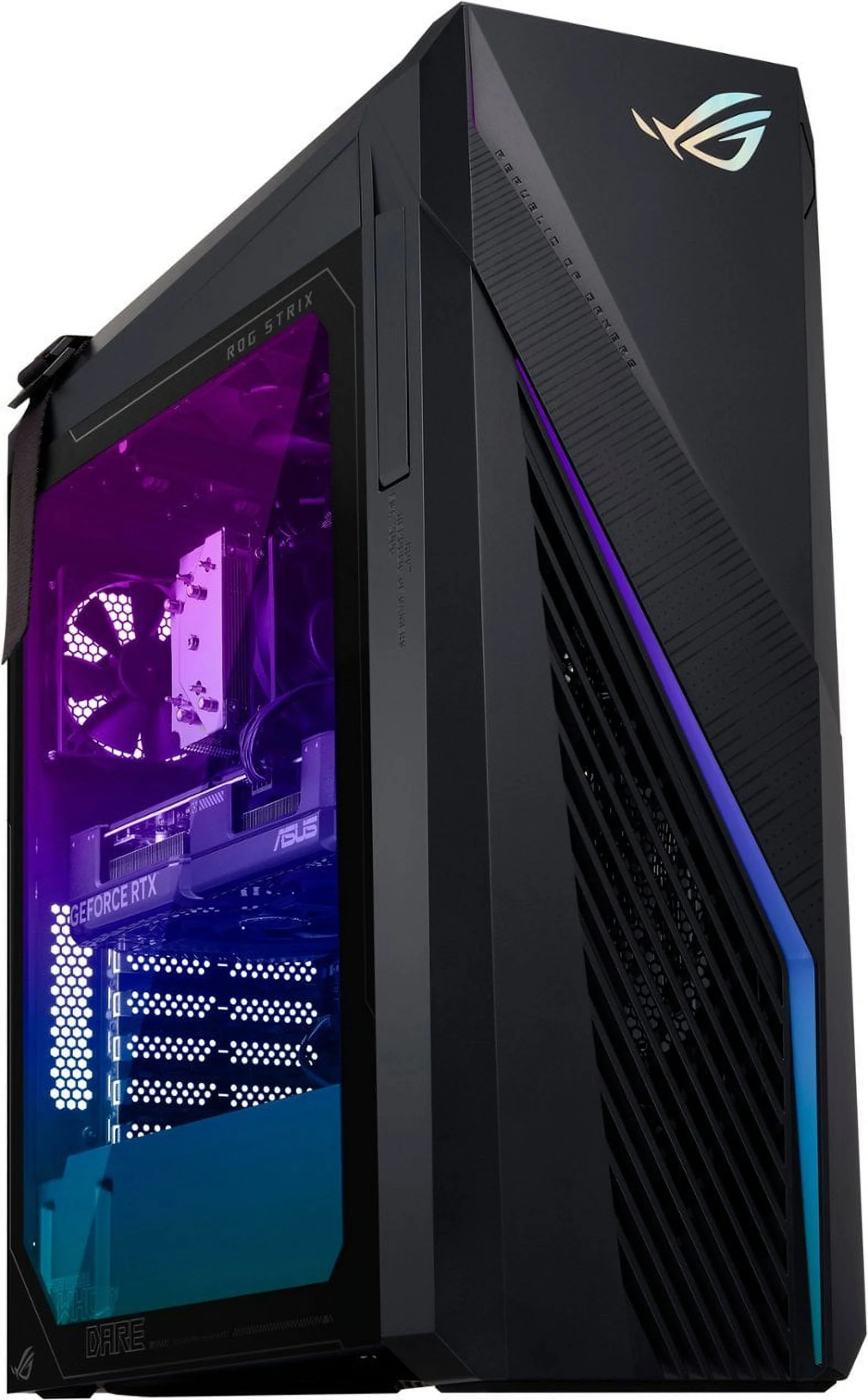 ASUS ROG Strix G16CH Gaming PC - Intel Core i7-14700K up to 5.6 GHz CPU, 128GB RAM, 4TB NVMe SSD + 16TB HDD, NVIDIA GeForce RTX 4070 12GB , RGB Case, Windows 11 Pro