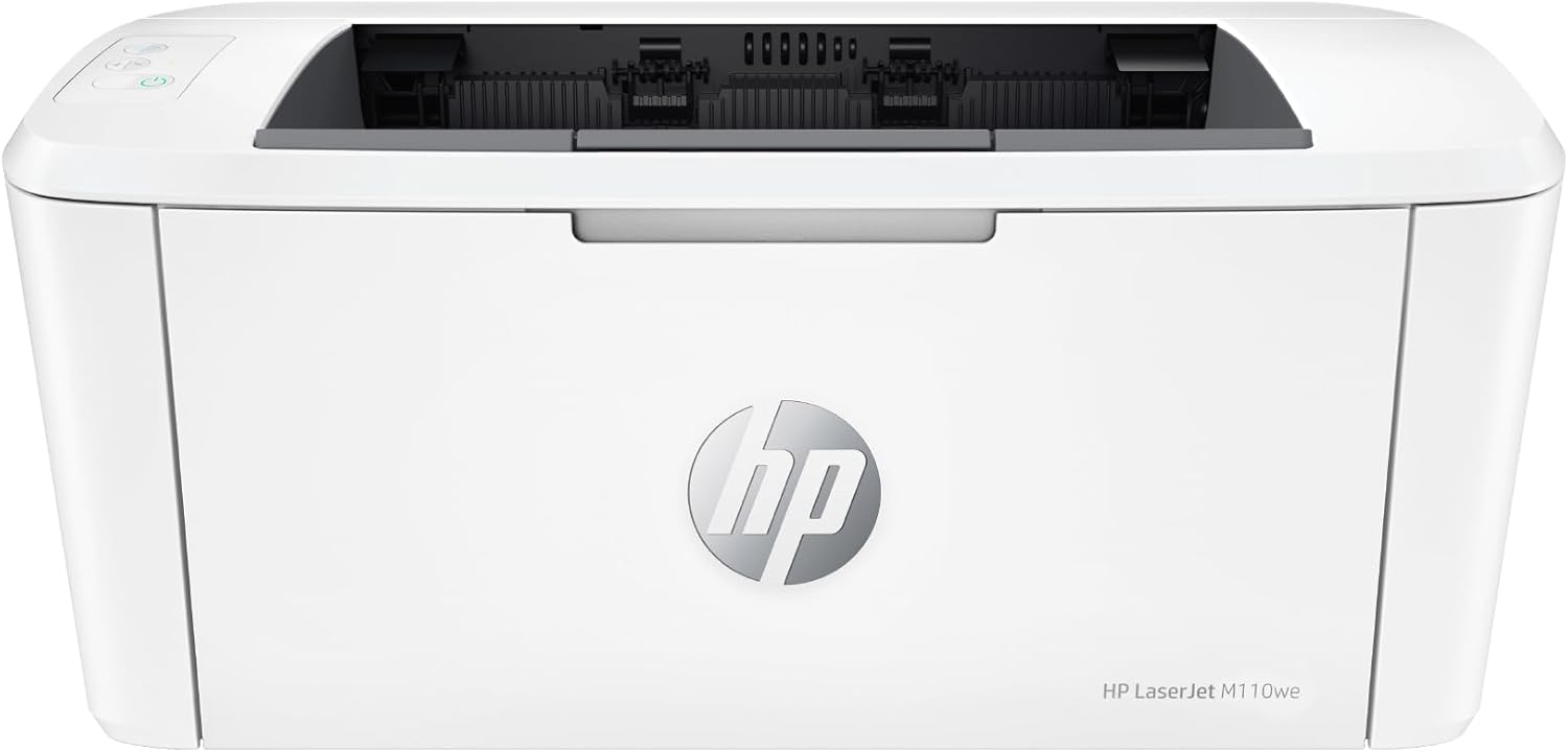 HP LaserJet M110we Wireless Black and White Printer with HP+ and Bonus 6 Months Instant Ink (7MD66E)