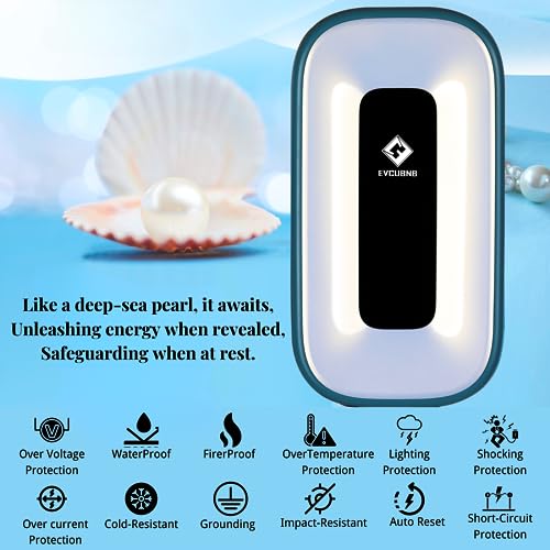 EV Charger Level 2, Ultra Compact, Up to 50 Amp Charging Station for Home, 240V EVSE, Indoor/Outdoor, 23Ft Cable Level 2 EV Charger, Direct Charging，NEMA 6-50 Plug(3-Prong) or Hardwired