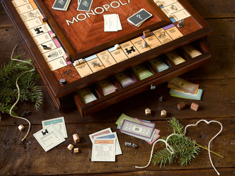 Men&s Heirloom Wood Monopoly Set | Orvis