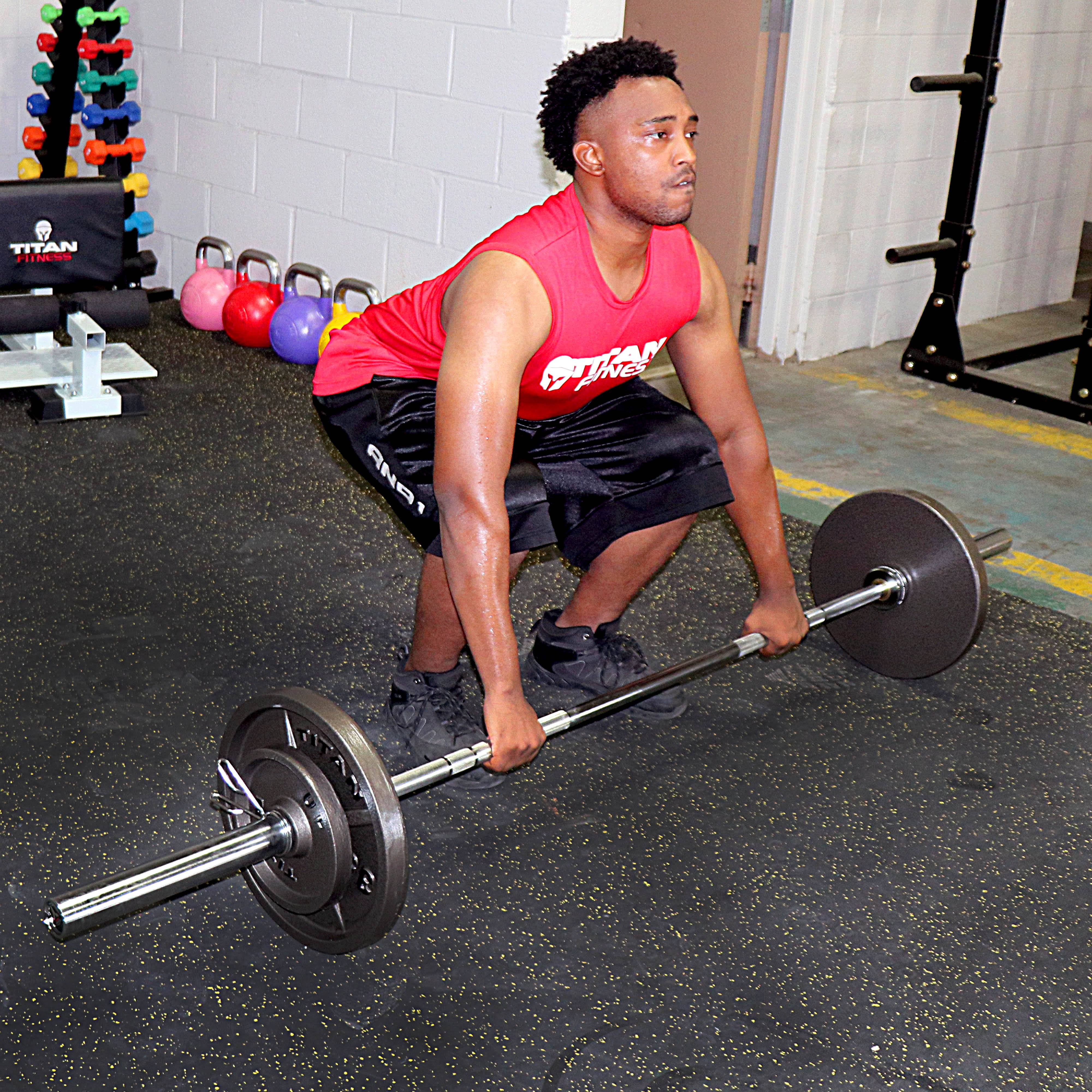 Titan Cast Iron Olympic Weight Plates | 45 lb Single