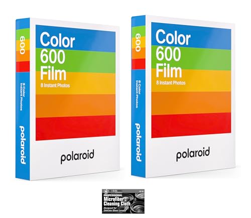 Impossible/Polaroid Instant Color Film for Polaroid 600 and i-Type Now, Lab and OneStep Cameras - 2 Pack
