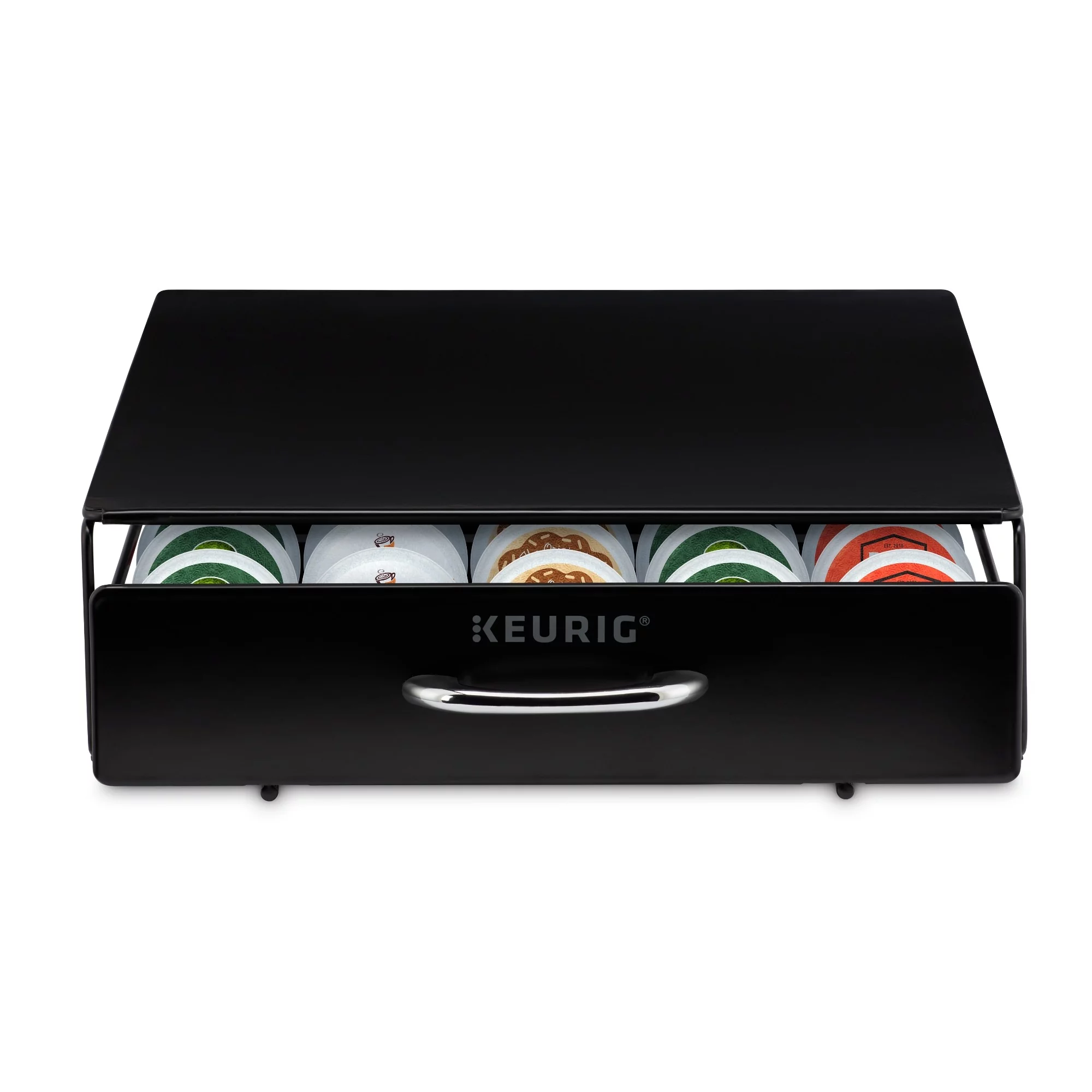Keurig Under Brewer Storage Drawer, Holds 35 K-Cup Pods, Black