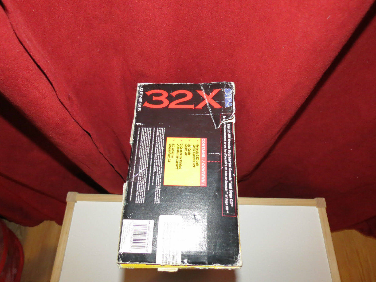 Sega Genesis 32x System Console (ntsc) with Sega Power Supply u0026 Link Cable