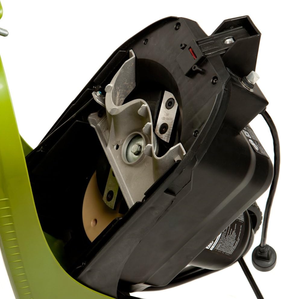 Sun Joe CJ601E Electric Wood Chipper/Shredder, 14-Amp, 16:1 Reduction, Green