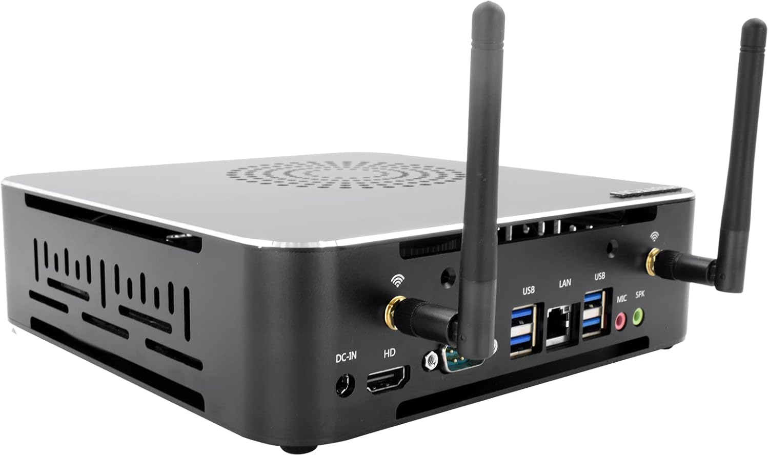 HISTTON Gaming Mini PC Windows 11, AMD Ryzen 7 3700U 32GB RAM 1TB NVME SSD, Support SATA3.0 for 2.5 inch HDD/SSD,HDMI & DP Dual Output/TPC/Dual Wi-Fi/BT 4.2/4K/TPM 2.0, Mini Desktop Computer