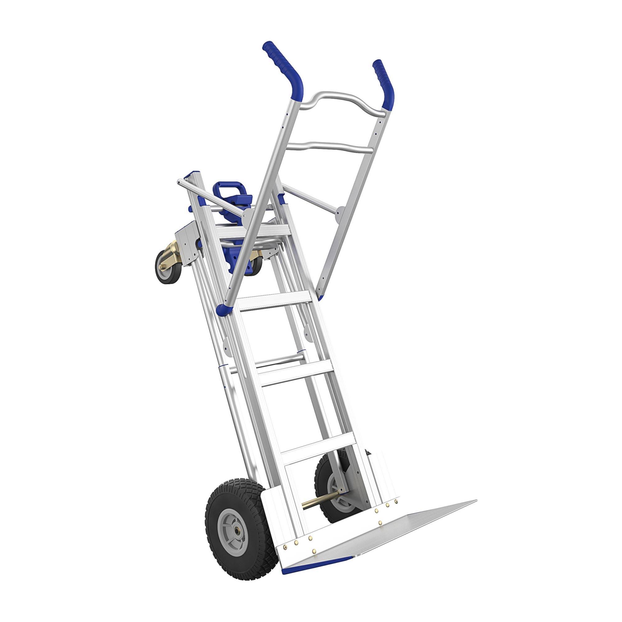 Cosco 3-in-1 Assist Series Aluminum Hand Truck w/ Flat Free - Indigo Blue