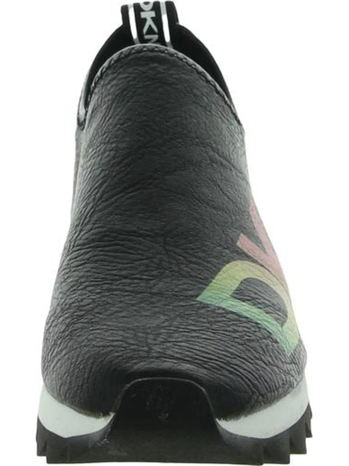 DKNY Womens Azer Faux Leather Pebbled Casual and Fashion Sneakers