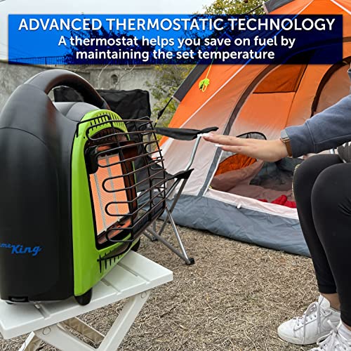 Flame King YSN-CHS20 20,000 BTU Propane Space Radiant Portable Heater Indoor* & Outdoor Great for Camping, Garage, Ice Fishing, Patio