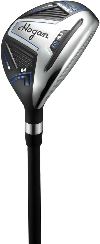 Hogan Golf FW-817 +1 Inch Men Right Graphite/Steel Golf Clubs Set, Regular Flex