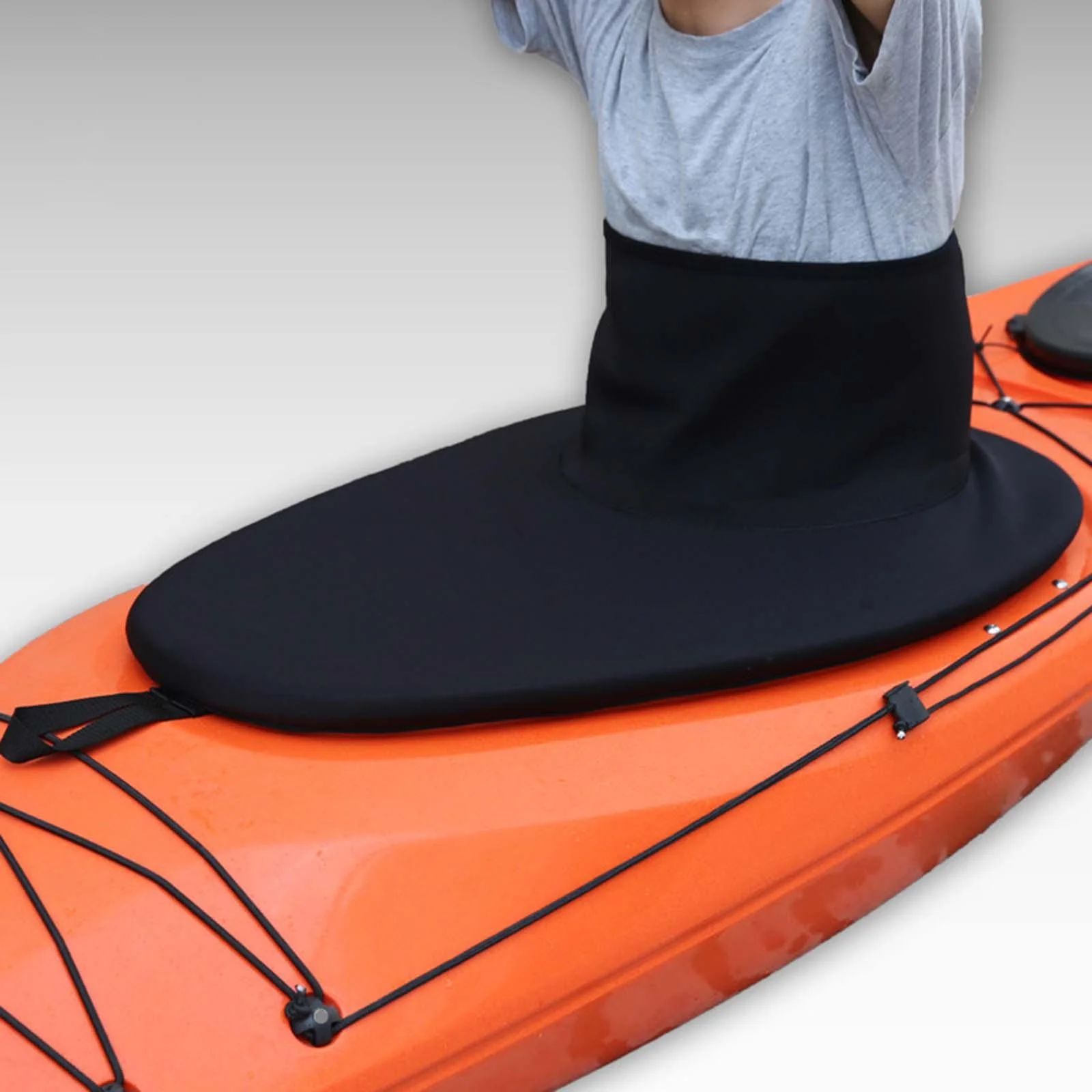 Kayak Skirt, Adjustable Neoprene Kayak Spray Skirts, Kayak Skirt Cover, Universal Waterproof Cover Canoe Spray Skirt, Water Sports Accessories