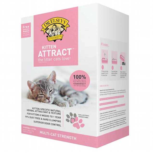 Dr. Elsey's Kitten Attract Clumping Clay Cat Litter - Pet Supplies online store