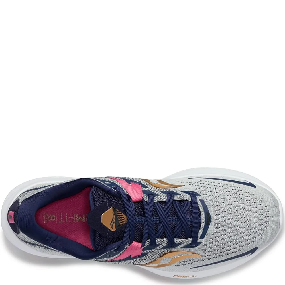 Saucony Women's Ride 15 Running Shoe, Prospect Glass, 10