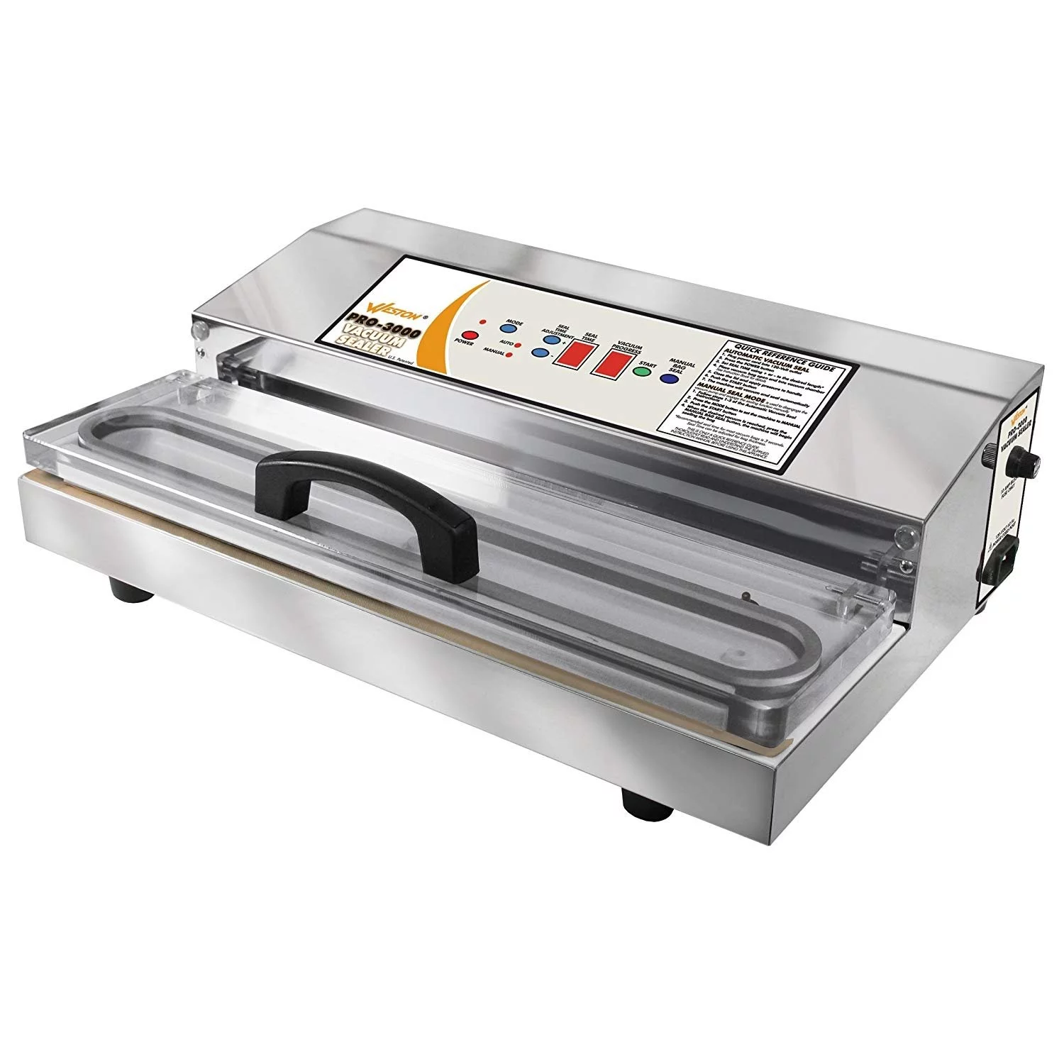 Weston Pro-3000 Stainless Steel Vacuum Sealer, 65-401-W