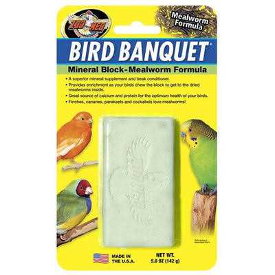 Zoo Med Bird Banquet Mineral Block - Pet Supplies online store