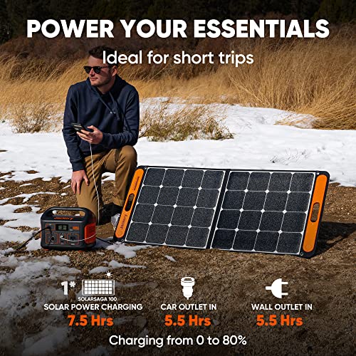 Jackery Portable Power Station Explorer 500, 518Wh Outdoor Solar Generator Mobile Lithium Battery Pack with 110V/500W AC Outlet for Home Use, Emergency Backup,Road Trip Camping (Solar Panel Optional)