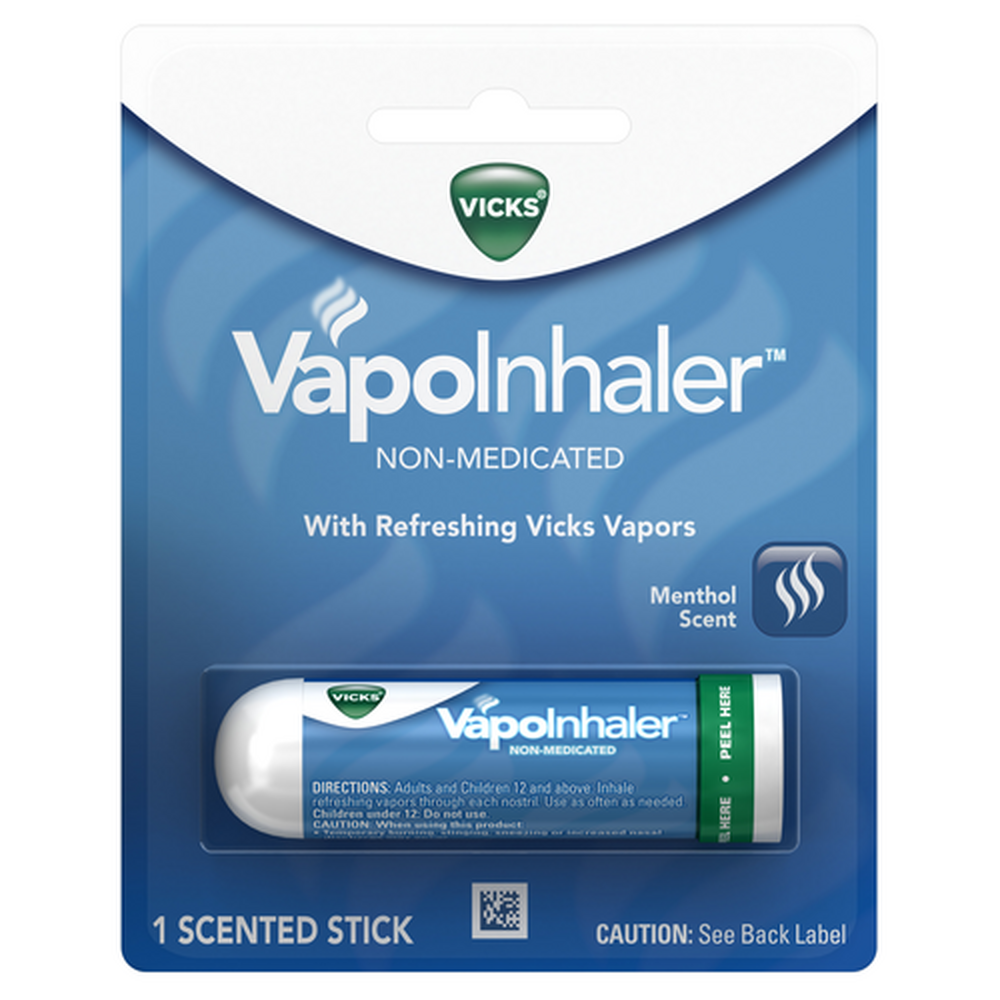 Vicks VapoInhaler Portable Nasal Inhaler, 1 Ct (Pack of 14)