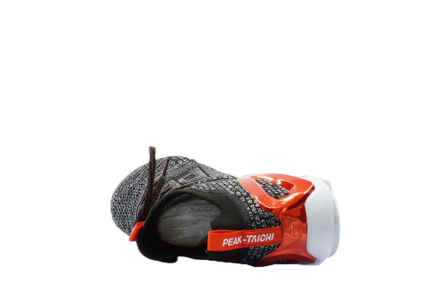 [E92577] Mens Peak Taichi 1.0 Plus Black Melange Grey Running Shoes - 7