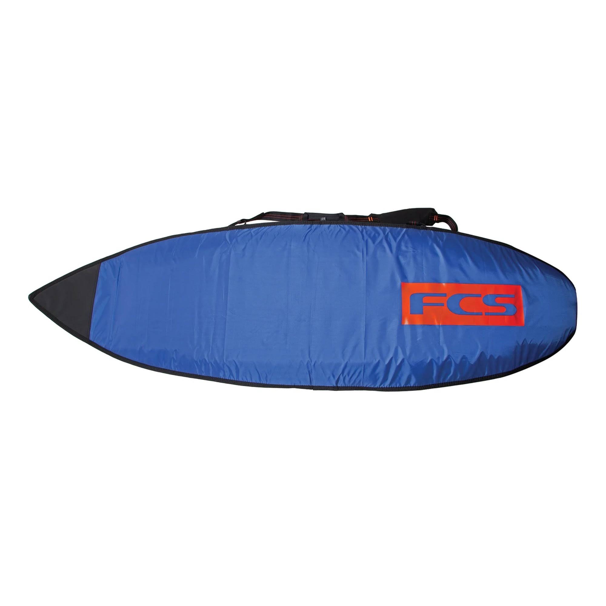 FCS Classic Fun Board Surfboard Bag Steel Blue/White 8&0x22