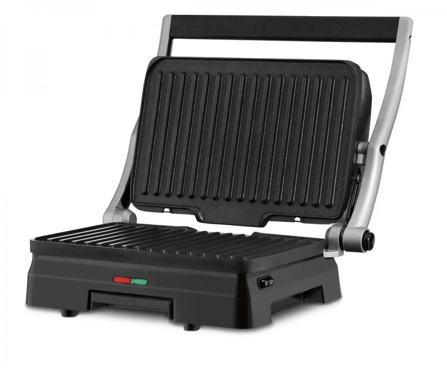 Cuisinart Electric Griddler 3-in-1 Grill and Panini Press with Large Double Cooking Surface, Dishwasher Safe Plates with Adjustable Front Feet