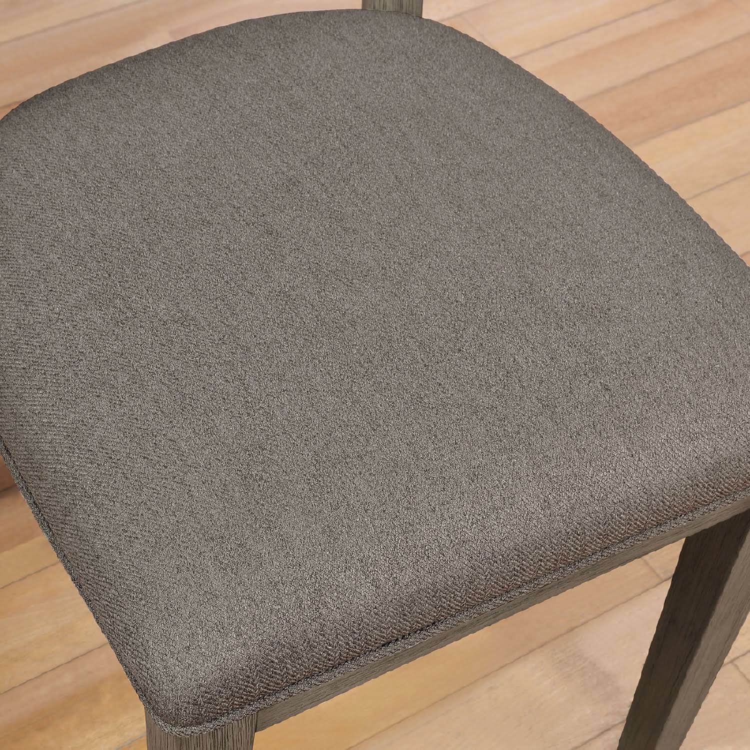 Furniture of America Leeds Gray Round Dining Table