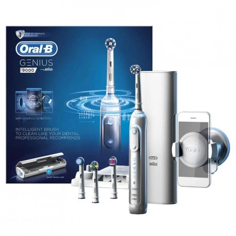 Oral-B Genius 9000 Electric Rechargeable Toothbrush Powered by Brau
