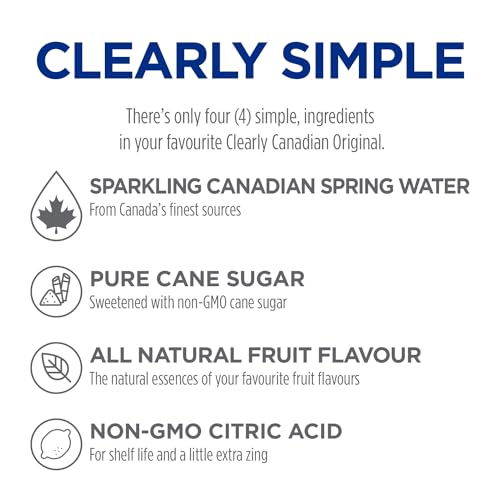 Clearly Canadian Mountain Blackberry Sparkling Water, 11 Fl Oz