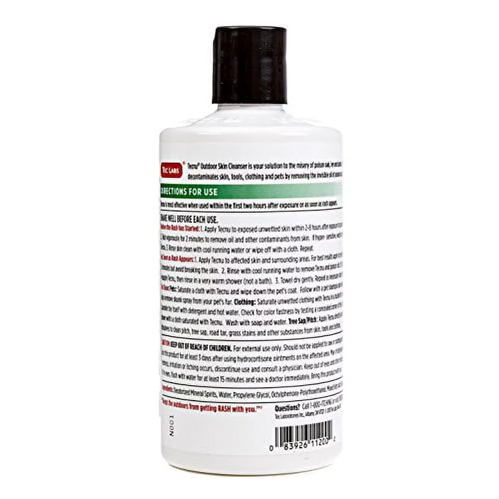 Tecnu Original Poison Oak & Ivy Outdoor Skin Cleanser, 12 Ounce