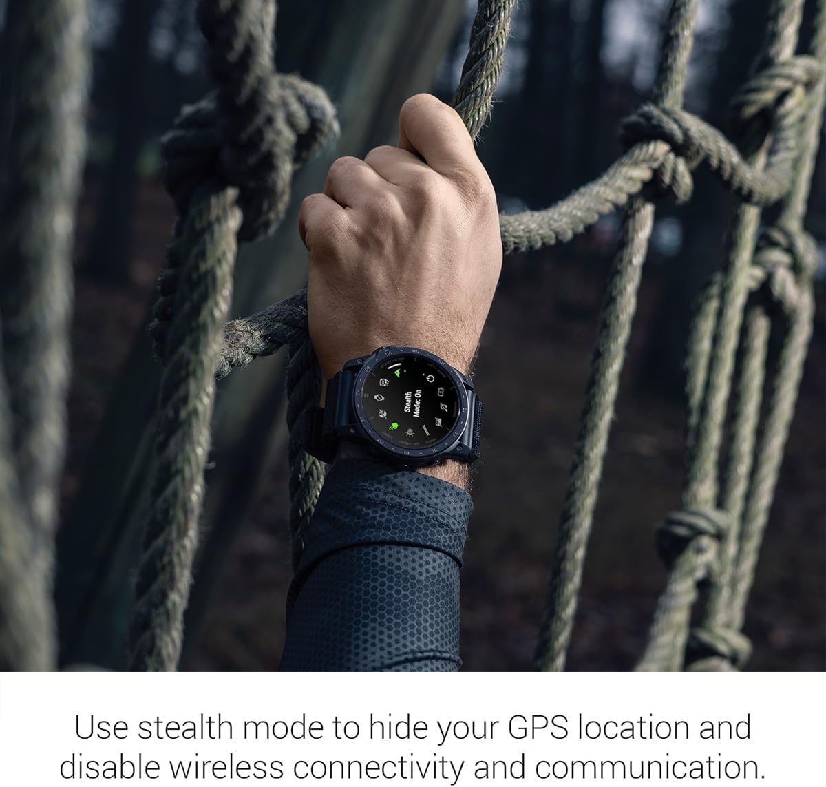 Garmin tactix 7 AMOLED Edition Tactical Military GPS Smartwatch | Touchscreen, Stealth Mode, Flashlight, Multicontinent Mapping, Weather, Health Metrics | Signature Series Watch Stand Bundle