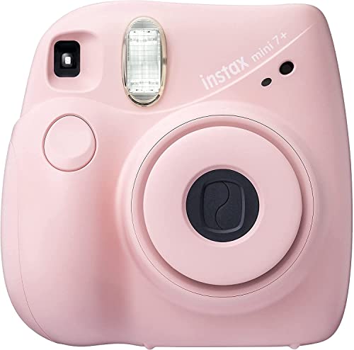 Fujifilm Instax Mini 7+ Camera, Easy to Operate, Portable, Handy Selfie Mirror, Polaroid Camera, Perfect for Beginners and Experts, Sleek and Stylish Design - Lavender (Renewed)
