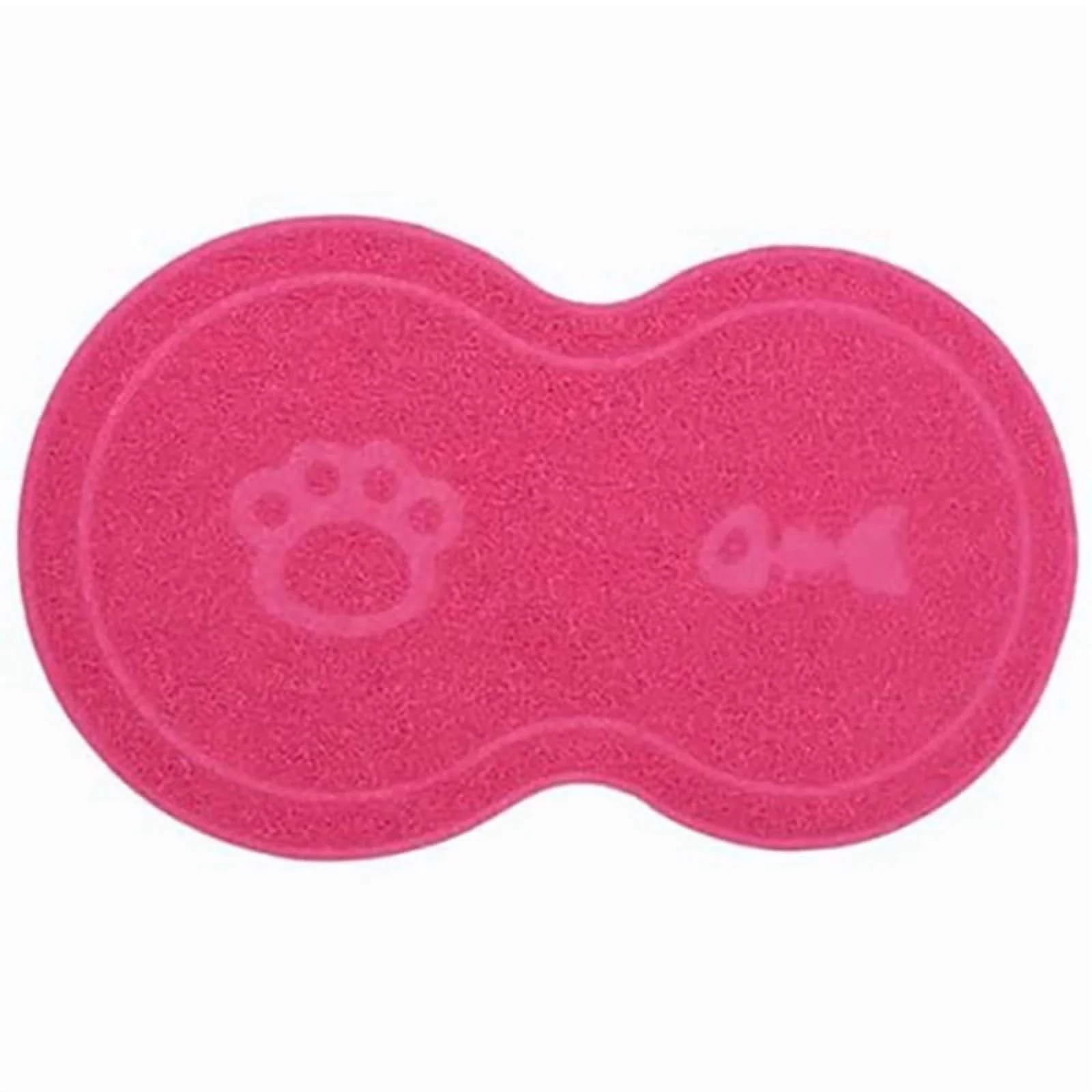 2X Pet Feeding PVC Mat Waterproof Non-Slip Pet Feeding Mat Pet Bowl Mat, Pet Feeding Tray for Cats and Dogs (Rose Red),2 x Pet plate mat,Rose Red