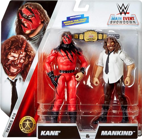 Mattel WWE Main Event Showdown Mankind & Kane 2-Pack