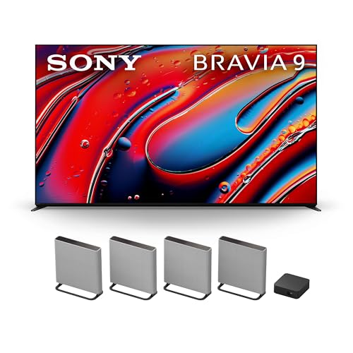 Sony 65 Inch Mini LED QLED 4K Ultra HD TV BRAVIA 9 Smart Google TV with Dolby Vision HDR and Exclusive Features for PlayStation 5 (K-65XR90), 2024 Model