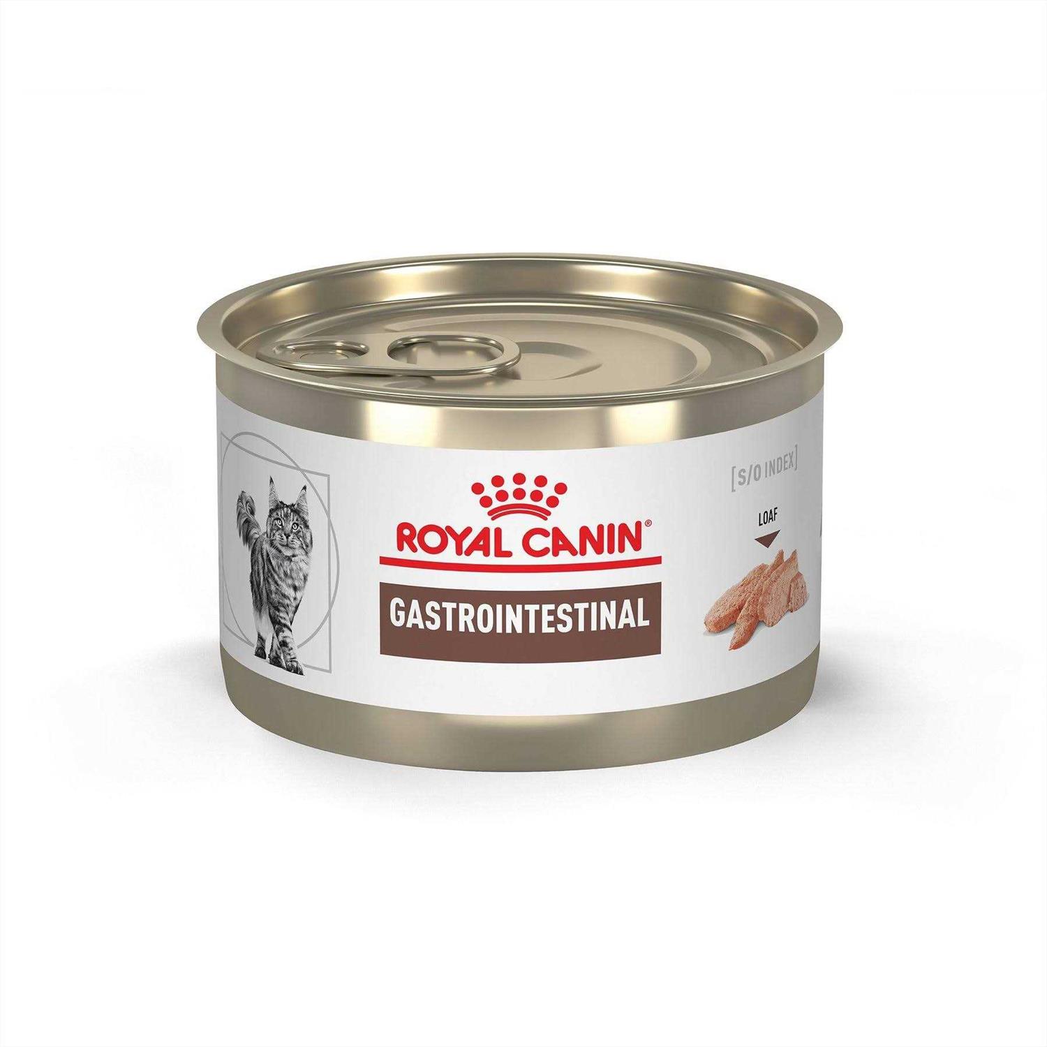 Royal Canin Veterinary Diet Adult Gastrointestinal Loaf in Sauce Canned Cat Food - Pet Supplies online store