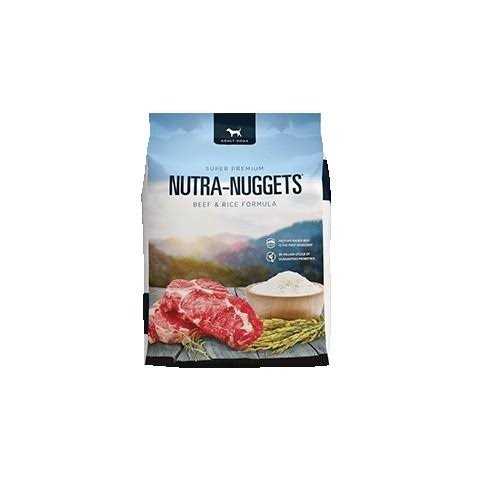 Nutra-Nuggets Super Premium Beef & Rice Dog Food - Pet Supplies online store