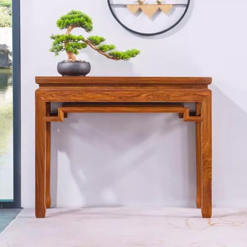 ENGENDER Altar Table Mahogany Furniture Rosewood Flat Head Table Rosewood Console Table Chinese Style Solid Wood Nave Case Living Room Console Table Buddhist Altar (Size : Small)