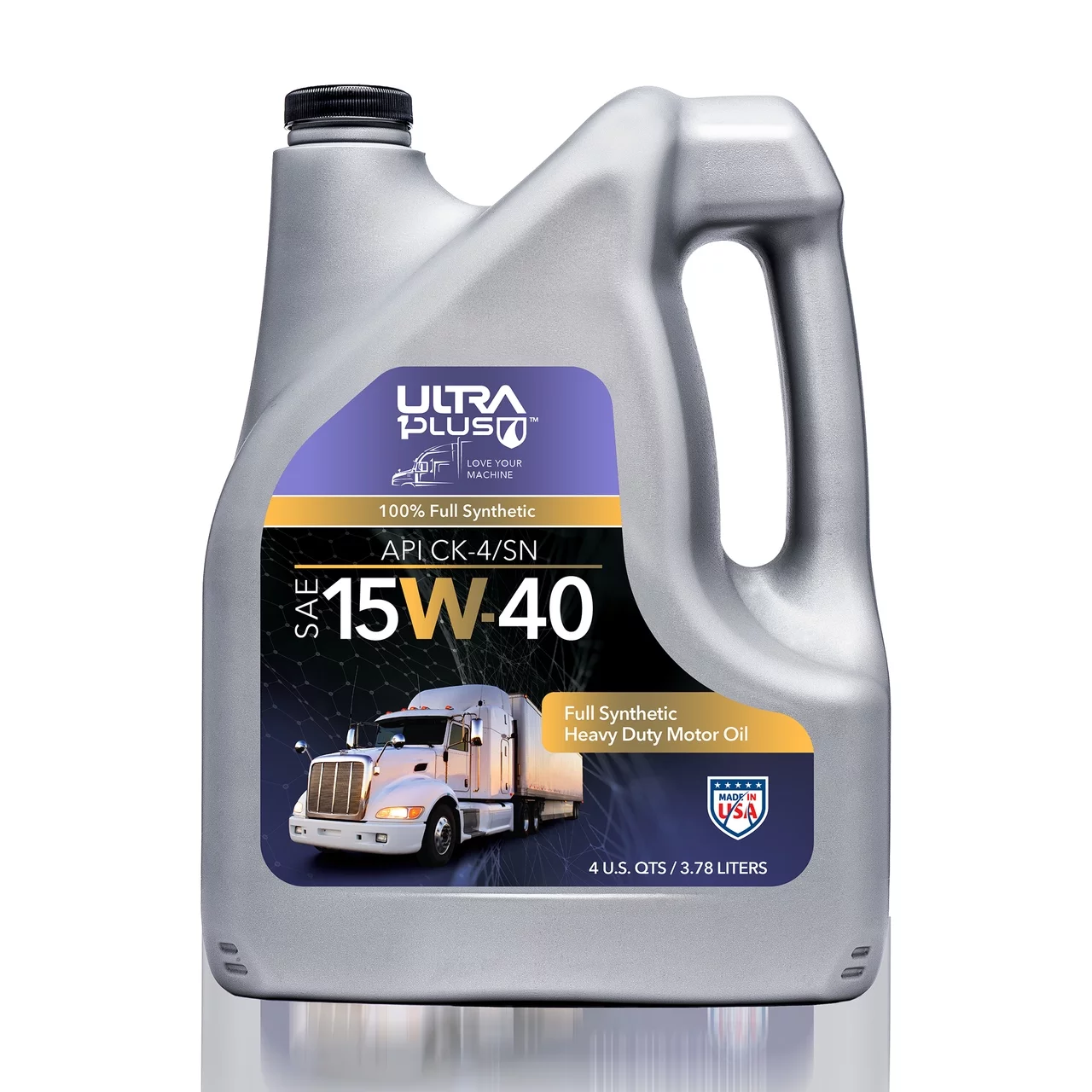 Ultra1Plus Heavy Duty Full Synthetic Diesel SAE 15W-40 Motor Oil, 1 Gal