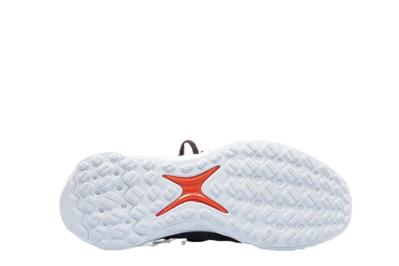 [E92577] Mens Peak Taichi 1.0 Plus Black Melange Grey Running Shoes - 7