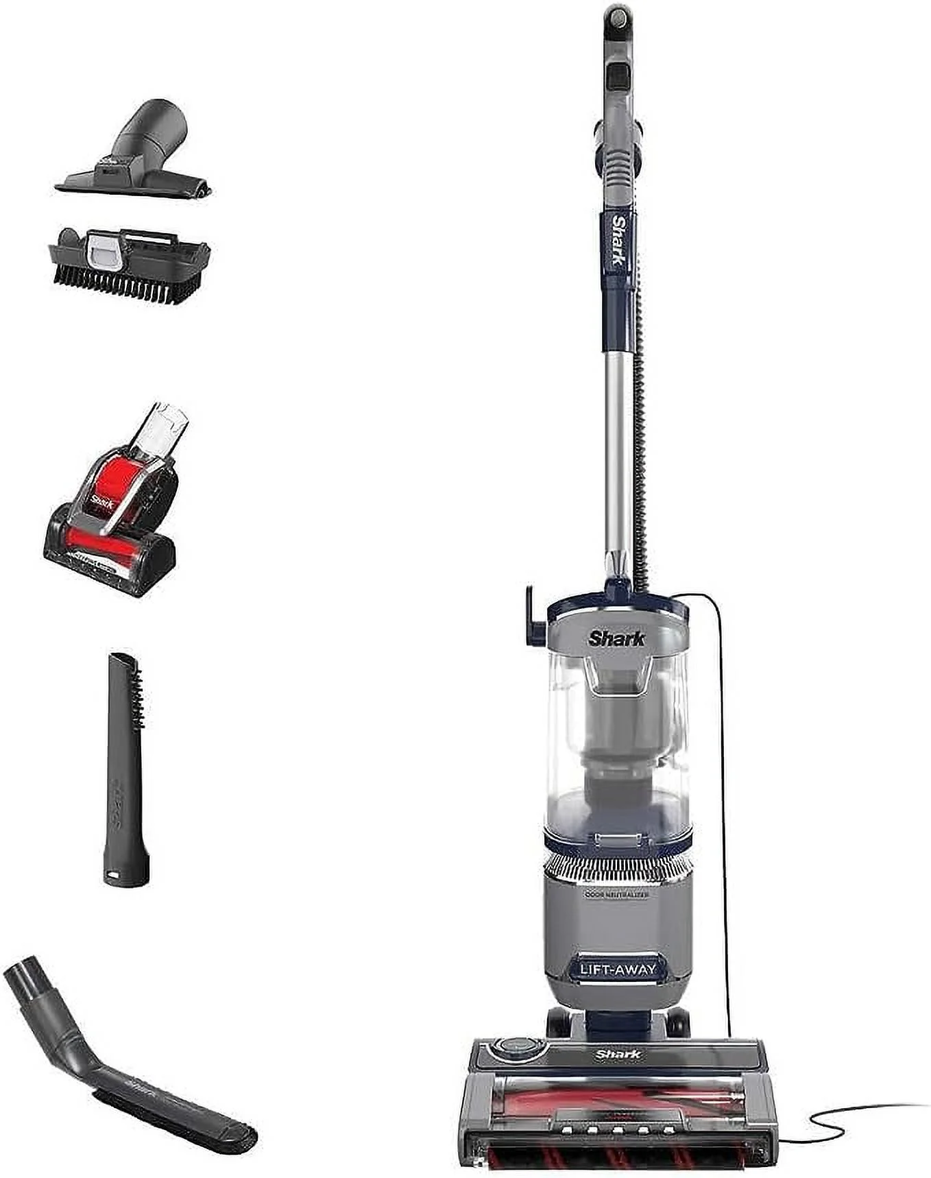 Open Box Shark UV900 Pet Performance Plus Lift-Away Upright Vacuum - Navy/Silver
