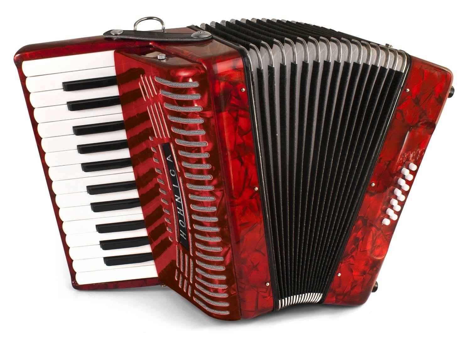 Hohner 1303-RED 12 Bass Entry Level Piano Accordion