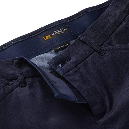 Lee Women's Petite Flex Motion Regular Fit Straight Leg Pant