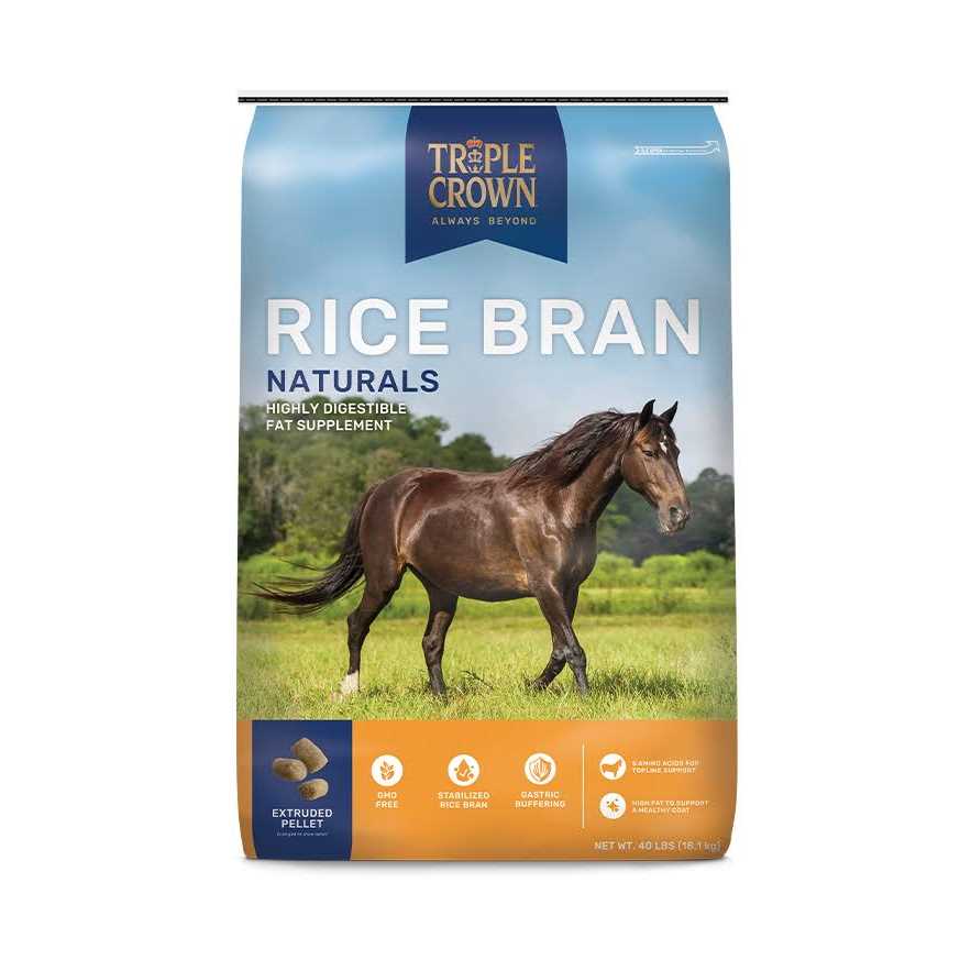 Triple Crown Naturals Rice Bran - Pet Supplies online store