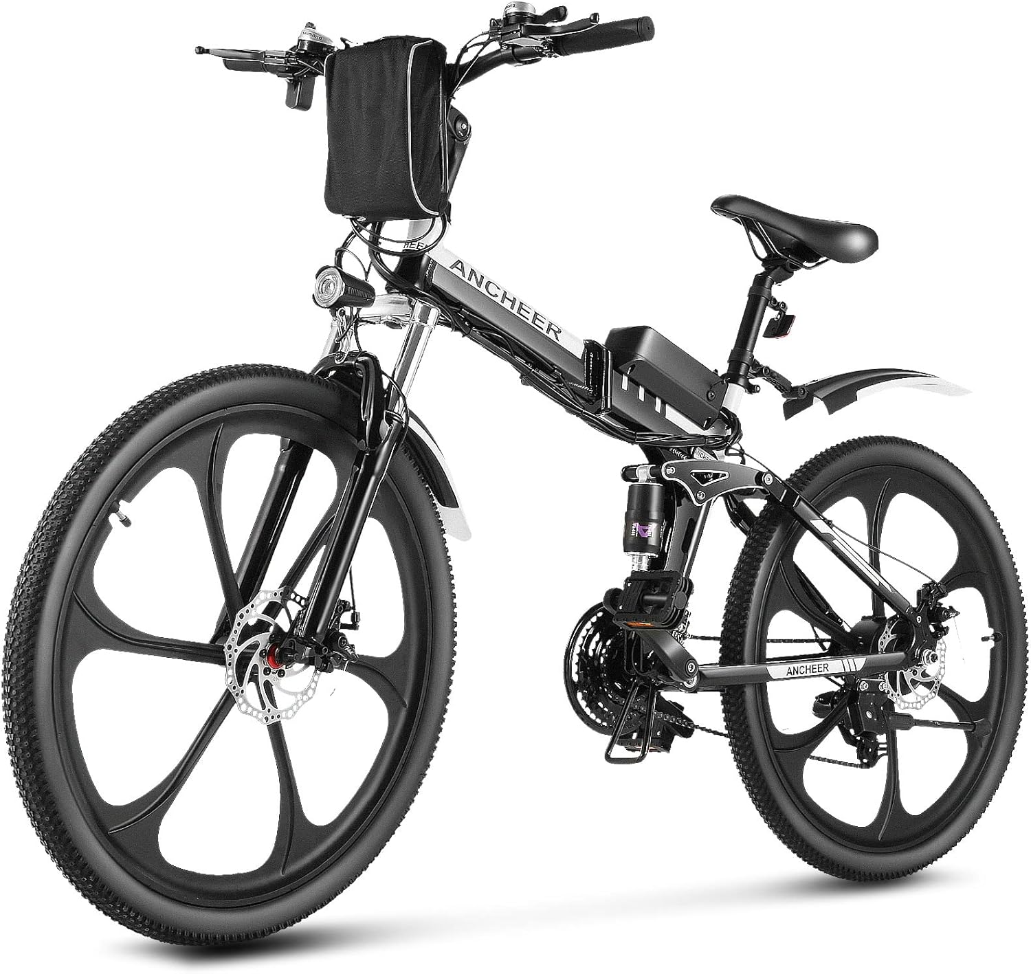 ANCHEER Electric Bike, Folding Electric Bike 26