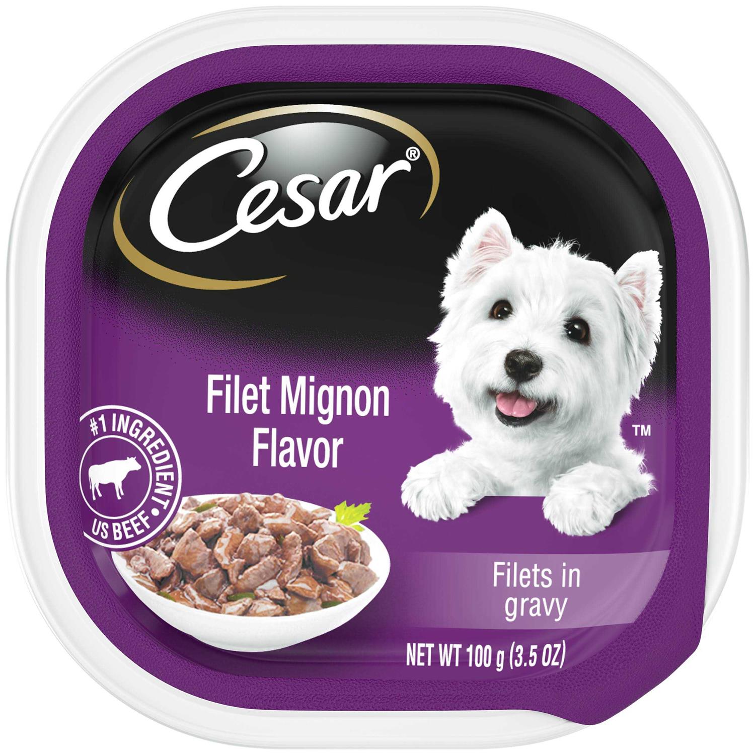 Cesar Gourmet Filets in Sauce Filet Mignon Dog Food - Pet Supplies online store