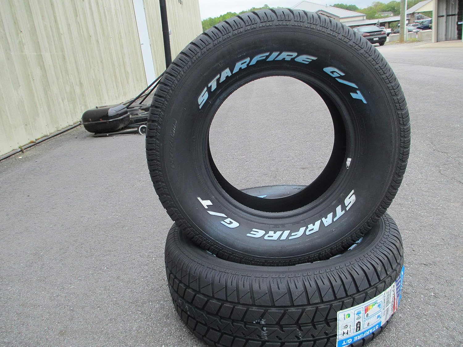 295/50R15 Set of 2 (Two) New Starfire GT Tires 2955015 White Letters