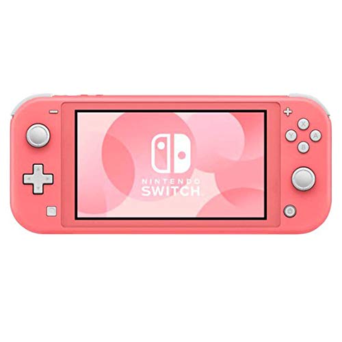 Nintendo 2021 Switch Lite Console Family Holiday Bundle - Coral, 5.5