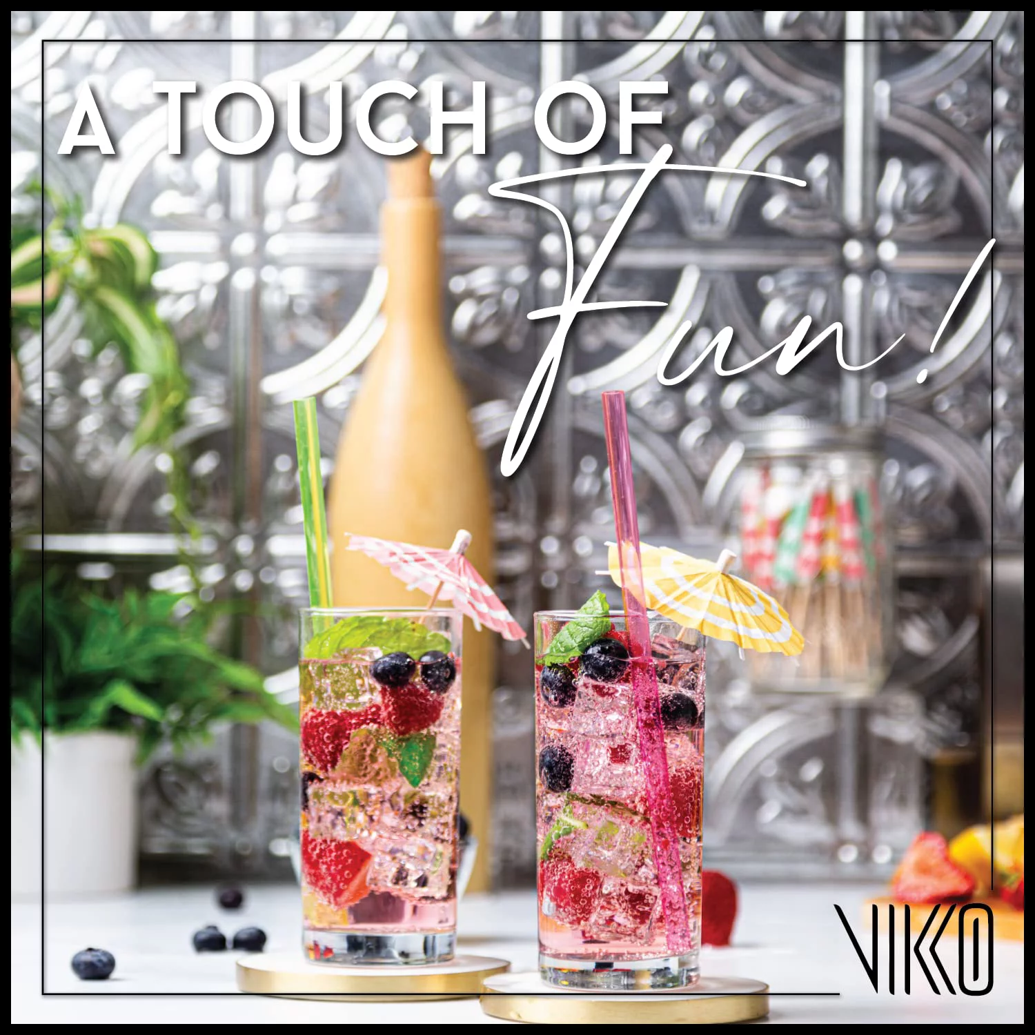 Vikko Water Glasses, Set of 12 Drinking Glasses, Thick and Durable Tumbler, 12.25 Ounce Tall Kitchen Glasses, Dishwasher Safe Highball Glass Tumbler, Heavy Duty Cups